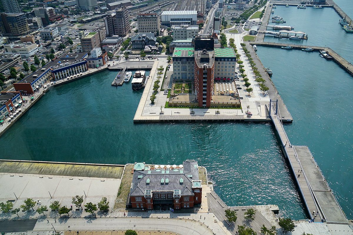 Mojiko Retro waterfront district with historical Western-style buildings